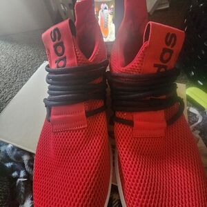 adidas Red and Black Sneakers